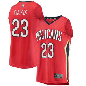 Camiseta Anthony Davis 23 New Orleans Pelicans Statement Edition Rojo Hombre